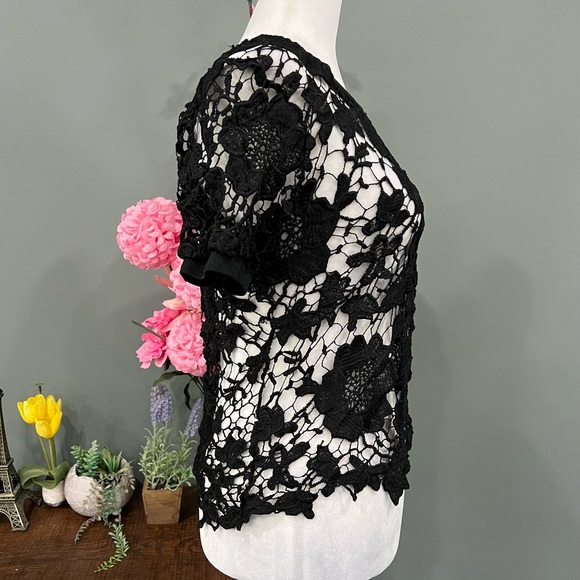 Say What? Lace See Through T-Shirt - Picture 4 of 13